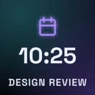 A glance key showing the next meeting at 10:25